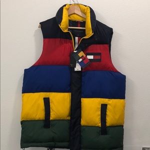 Tommy Hilfiger Down Puffer Vest COLOR BLOCK